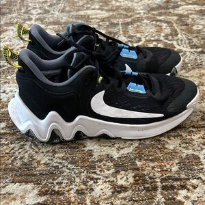 Nike Black and White Basketball Shoes